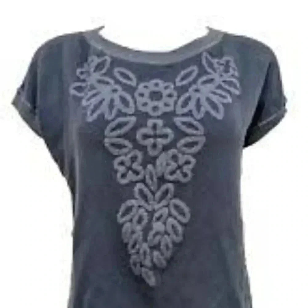 Weekend by Max Mara sleeveless appliqué vest top casual trendy lightweight XS